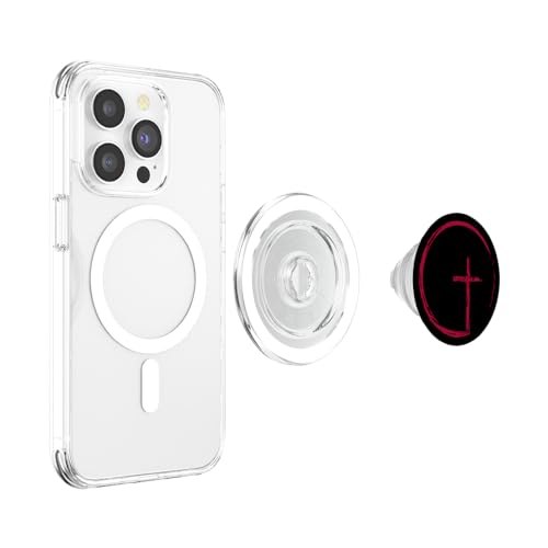 Christian Red Cross Jesus Christ On Black Background PopSockets PopGrip: Swappable Grip for Phones & Tablets PopSockets MagSafe PopGrip for iPhone - style: MagSafe