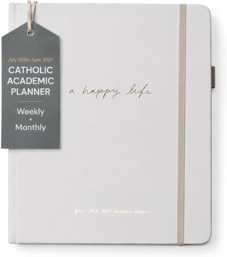 Catholic Academic Planner 2026-2027 for Women – Liturgical Planner with Prayer Prompts, Feast Days & Gratitude Journal – 8” x 10”, Big Layout, Perfect Bound - size: Big Layout