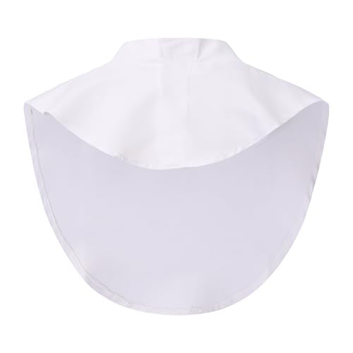 Clergy Tab Collar, Black and White Clerical Bib Collar with Insert White Tab, 2 Pack, Traditional Church Vestment