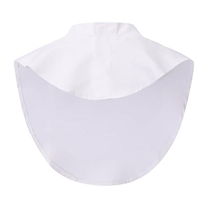 Clergy Tab Collar, Black and White Clerical Bib Collar with Insert White Tab, 2 Pack, Traditional Church Vestment