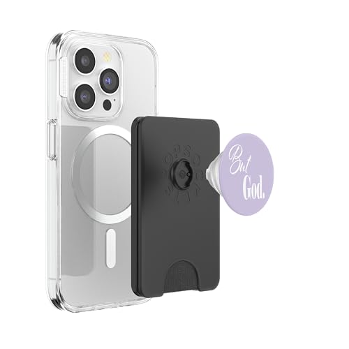 Religious But God Mobile Cell Finger Holder Phone Stand Grip PopSockets PopWallet for MagSafe - style: Magnetic PopWallet