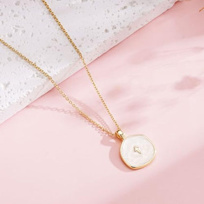Cross Necklace for Granddaughter Daughter Jewelry Gifts - color: White, style: Daughter
