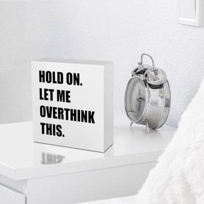 Inspirational Quotes Office Supplies Rustic Desk Decor White Wooden Box - color: White0389