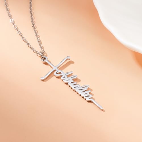 Lcherry Birthday Gifts for Grandma Mom Daughter Teacher Cross Necklace for Women Christian Necklaces Religious Gifts Jewelry for Women Mother's Day - style: Abuelita