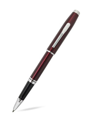 Cross Coventry Red Lacquer Rollerball Pen, Medium Point, Black Ink - color: Red