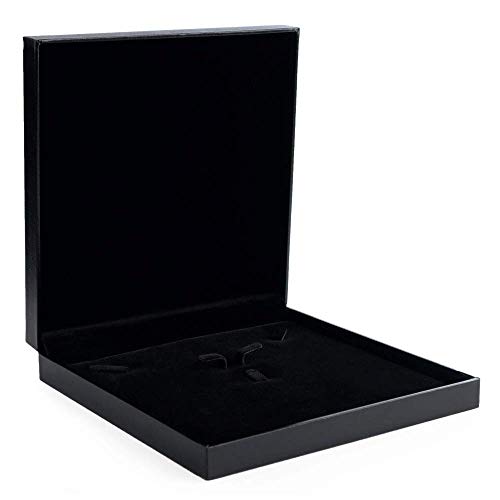 Oirlv Black Necklace Case,Big Necklace Gift Box for Women,Jewelry Set - color: Jewelry set box