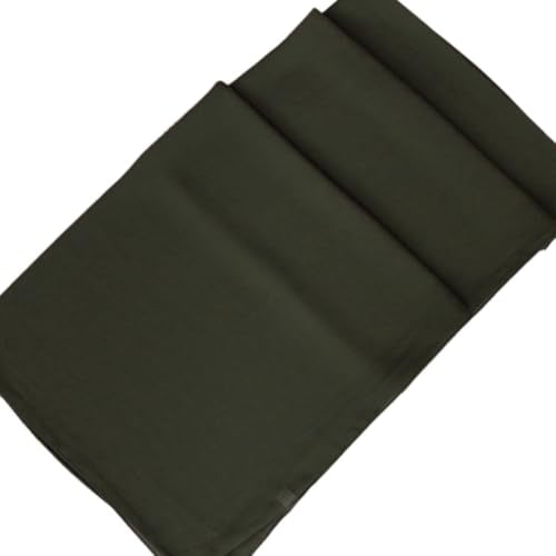 LMVERNA Solid Color Bubble Chiffon Scarf for Women Fashion Soft Hijab Long Scarfs Wrap Scarves - color: Bw-gn
