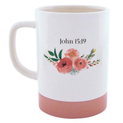 Faithworks Christian Gifts - Large Inspirational Ceramic Stoneware Mug Coffee Cup, 17-Ounces, So Have I Loved - color: So Have I Loved