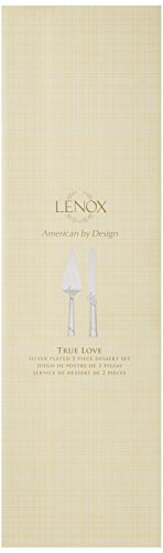 Lenox True Love Silverware Cake Knife & Server Dessert Set, 2-Piece - style: Dessert Set