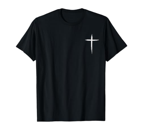 Jesus Christ Christians Men Women Christian Cross T-Shirt - color: Black, size: 5X-Large