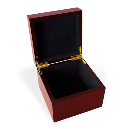 CafePress St Brigid of Ireland Memory Keepsake Jewelry Box, 5"x5"x3.75"