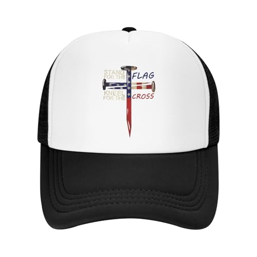 MOLAIGIN Trucker Hat, Adjustable Snapback Hat, Baseball Cap for Men Women, Breathable Mesh for Casual Wear - color: Black7