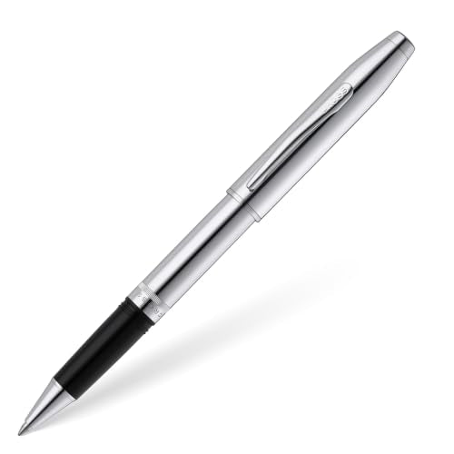 Cross Foundry Polished Chrome Rollerball Pen, Medium Point, Black Ink - color: Polished Chrome