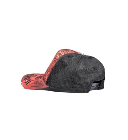 Affliction Men's Baseball Cap, Gothic Style, Embroidered Pattern - color: Black (Forgotten)