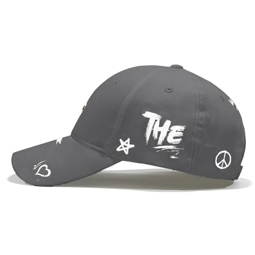 Baseball Cap for Women Men - Adjustable Size Hat - color: Dark Grey