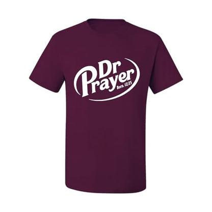 Enjoy Jesus T Shirts Funny Faith Tee Christian T Shirts for Men Inspirational Jesus Graphic Shirt - color: Dr. Prayer, size: Large