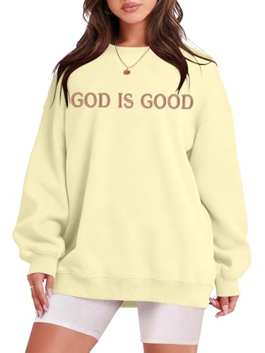 Oversized Sweatshirt for Women Funny Saying Sweatshirts Casual Graphic Pullover Fall Fashion Long Sleeve Shirt - color: Apricot-2, size: XX-Large