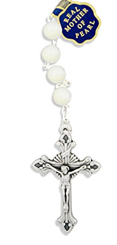Vatican Imports Beautiful Mother of Pearl Rosary