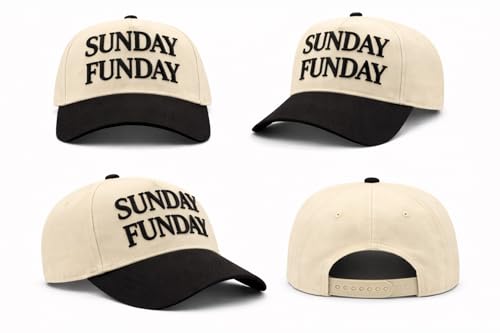 Two-Toned Embroidered Lettering Dad Hat Original Classic Vintage Low Profile Baseball Cap Adjustable Plain Snapback - color: Cream/Black