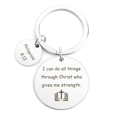Christian Keychains Cross Keychain Bible Accessories Gifts Christian Gifts Religious Gifts - color: Faith Based Gifts