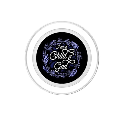 Christian Inspirational Art Pop Socket - I Am A Child of God PopSockets PopGrip for MagSafe - style: Magnetic PopGrip