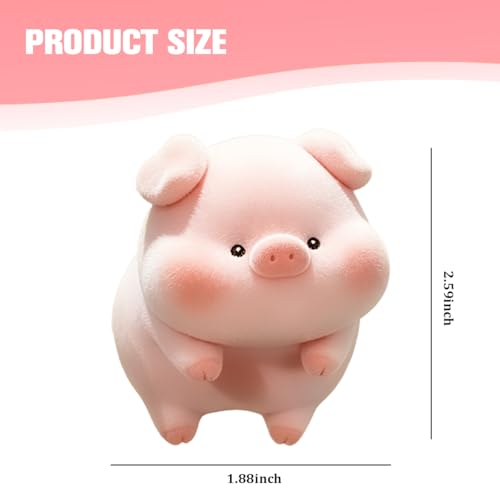 Cute Animal Car Screen Ornament, Piggy Dashboard Decoration - color: Piggy