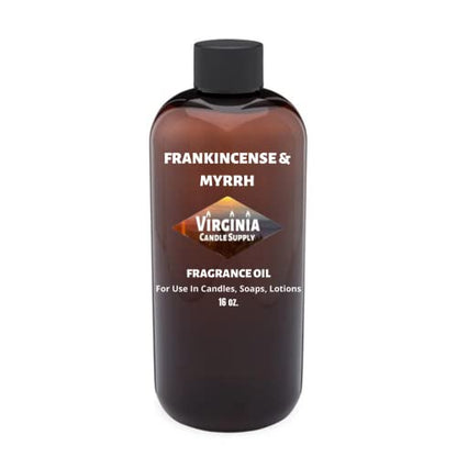 Frankincense & Myrrh Fragrance Oil (16 oz Bottle) for Candle Making, Soap Making, Tart Making, Room Sprays, Lotions, Car Fresheners, Slime, Bath Bombs, Warmers…