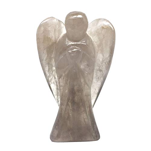 Nelson Creations 2 Inch Smoky Quartz Guardian Angel Figurine - color: Smoky Quartz