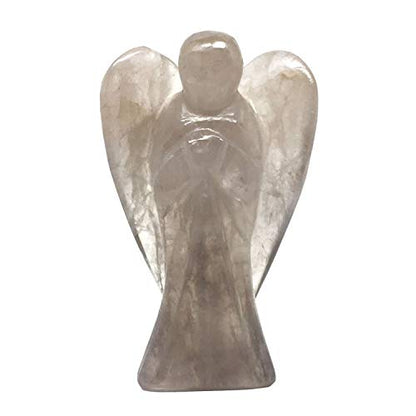 Nelson Creations 2 Inch Smoky Quartz Guardian Angel Figurine - color: Smoky Quartz