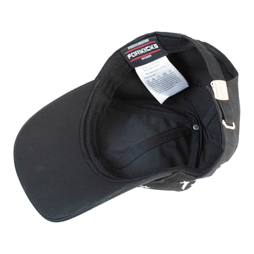 Baseball Cap for Women Men - Adjustable Size Hat - color: Black-2