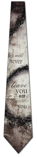 Eagles Wings Forsake You Religious Ties Inspirational Mens Necktie
