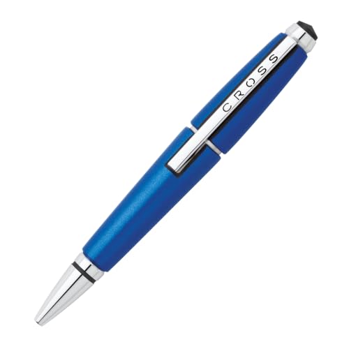 Cross Edge Nitro Blue Gel Rollerball Pen, Medium Point, Black Ink - color: Nitro Blue