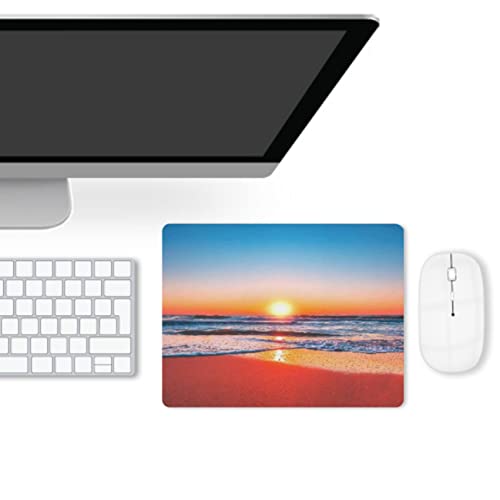 Sunrise Mouse Pad, Square Mousepad,Waterproof Mouse Mat Non-Slip Rubber Base MousePads for Office Home Laptop Travel, 9.5"x7.9"x0.12" Inch - color: S1005