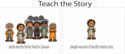 Joseph Felt Figures for Bible Flannel Board Stories Old Testament