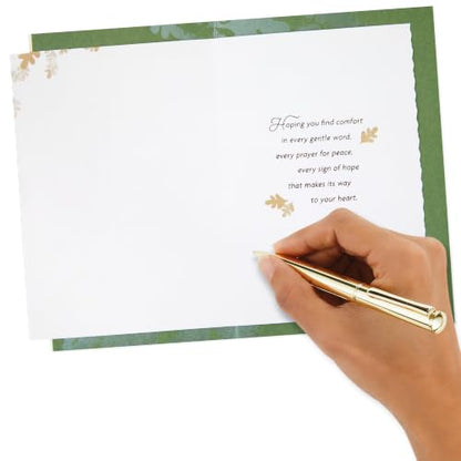 Hallmark Sympathy Card (Hoping You Find Comfort) - color: White