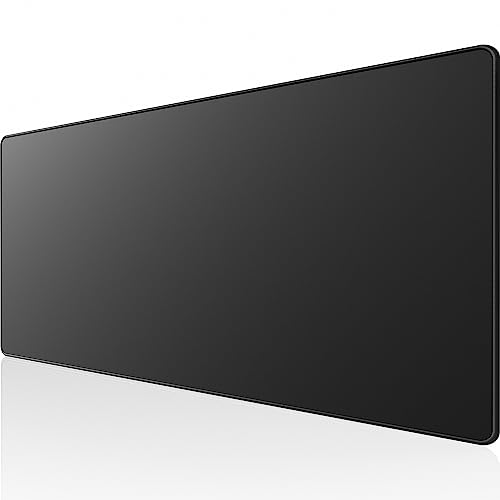 KTRIO Large Gaming Mouse Pad Desk Mat for Gamer, 31.5" x 11.8", Black, XL - color: Black Stealth, size: 31.5l X 11.8w Inches