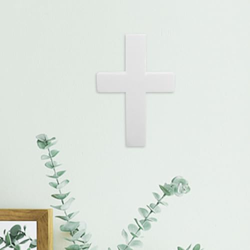 PRETYZOOM Foam Cross for Crafts Unfinished Cross Ornaments Diy Craft Foam Blank for Holy Communion Christmas Party Decorations Floral Arrangements Religious Celebrations 11.81 X 5.90 X 1.96 in