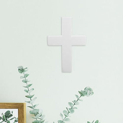 PRETYZOOM Foam Cross for Crafts Unfinished Cross Ornaments Diy Craft Foam Blank for Holy Communion Christmas Party Decorations Floral Arrangements Religious Celebrations 11.81 X 5.90 X 1.96 in