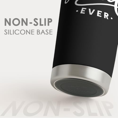 SANDJEST Dad Stainless Steel Curved Tumbler 20oz Coffee Travel Mug for Dad from Daughters or Sons - color: Dad 1
