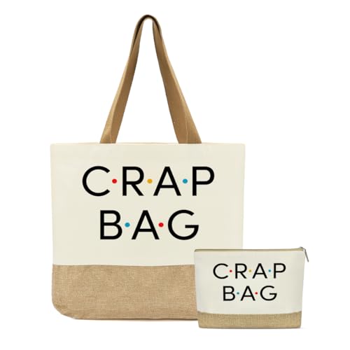 FriendsTote Bag, Funny gift Friend Tote bag, Best friend Makeup Bag, for Women Men Best Friends Birthday Gift - color: Crapbag 0154