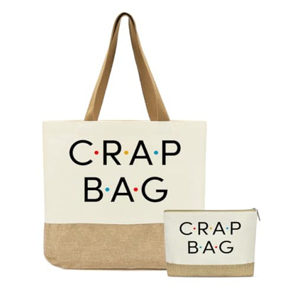 FriendsTote Bag, Funny gift Friend Tote bag, Best friend Makeup Bag, for Women Men Best Friends Birthday Gift - color: Crapbag 0154