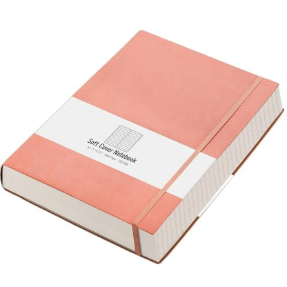 AHGXG College Ruled Notebook, 320 Pages, Large Journal A4 (8.5''×11') - color: Pink, size: A4