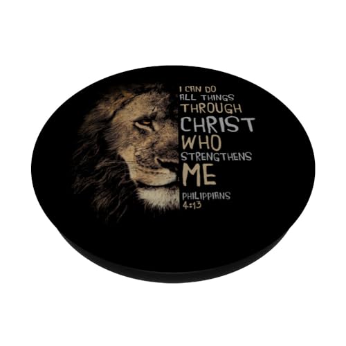 Christian I Can Do All Things Through Christ PopSockets Adhesive PopGrip - style: Adhesive PopGrip