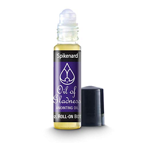 Oil of Gladness Spikenard Anointing Oil - Oil for Daily Prayer, Ceremonies and Blessings 1/3 oz Roll-On - size: 0.33 Fl Oz (Pack of 1)