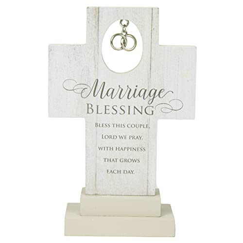Cathedral Art Standing Cross - Marriage Blessing, One Size, Multicolored - style: Marriage Blessing
