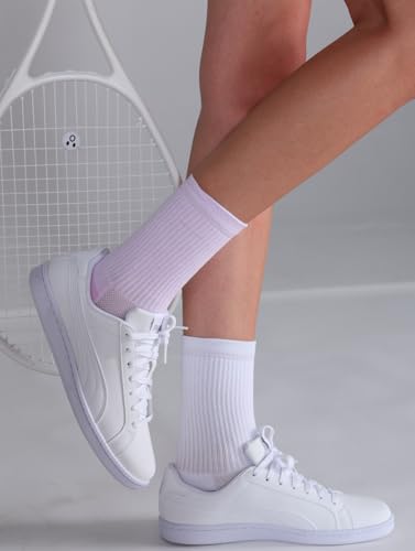 cuangya Women Crew Socks Athletic Cushioned Running Hiking 3-5 Pairs - color: 5 Pairs Ice Cream, size: 8-10