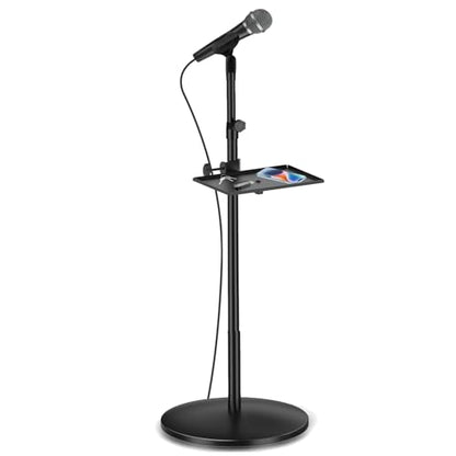 Microphone Stand Tray Clamp On Mic Stand Rack Tray Attach Holder