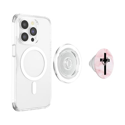 Cross - Jesus Christ PopSockets PopGrip for MagSafe - style: Magnetic PopGrip