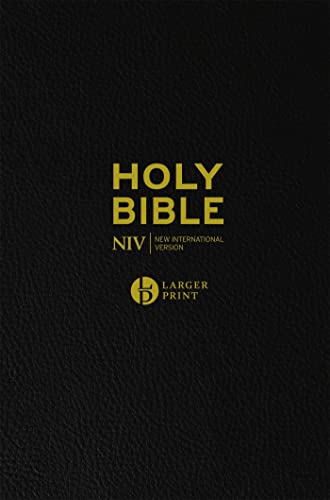 NIV Larger Print Leather Bible