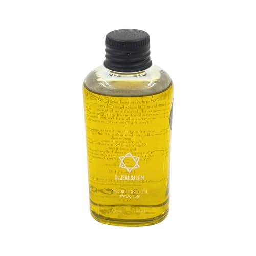 Holy Anointing Oil from Israel, Holy Spiritual Oils Bottles from Jerusalem Blessed, Handmade with Natural Ingredients and Blessed for Wedding Ceremony, Religious Use, 3.4 Fl Oz - size: 3.4 Fl Oz (Pack of 1)